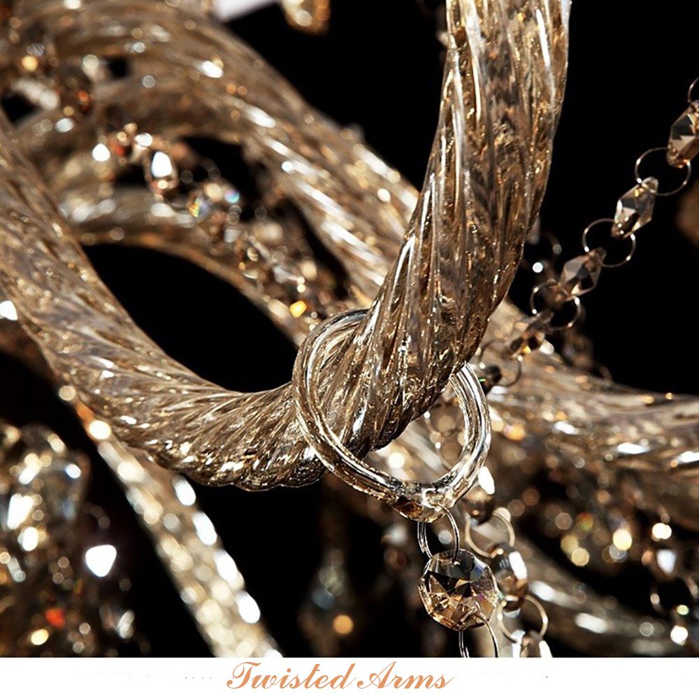 Genuine K9 Champagne Crystal 6/8/10/12/15 Arms Chandelier Pendant | Ceiling Lights & Chandeliers