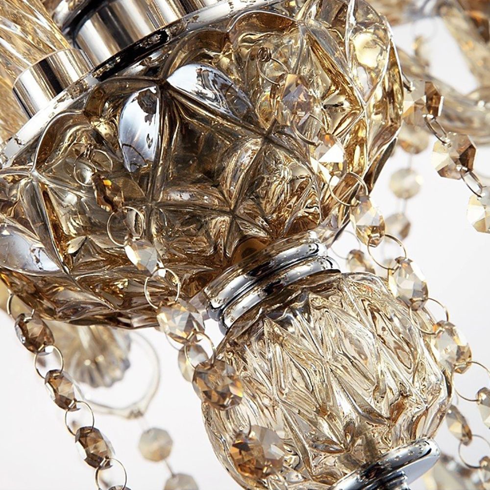 Genuine K9 Champagne Crystal 6/8/10/12/15 Arms Chandelier Pendant | Ceiling Lights & Chandeliers