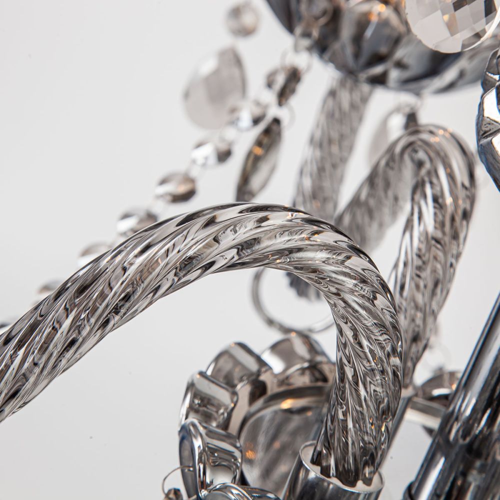 Crystal Golden 5-Arms Table Lamp | Table Lighting