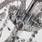 Crystal Golden 5-Arms Table Lamp | Table Lighting