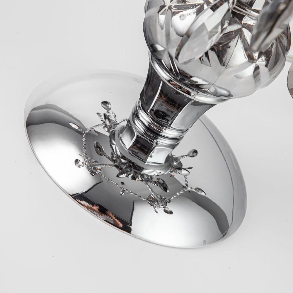 Crystal Golden 5-Arms Table Lamp | Table Lighting