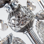 Crystal Golden 5-Arms Table Lamp | Table Lighting