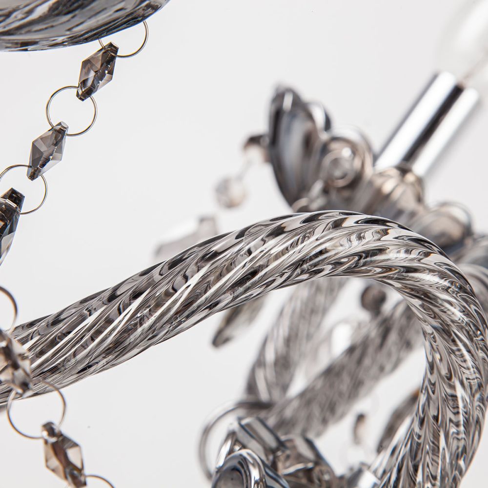 Crystal Golden 5-Arms Table Lamp | Table Lighting