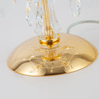 Crystal Golden 5-Arms Table Lamp | Table Lighting