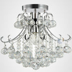 Genuine K9 Crystal Balls 3/4/6 Bulbs Modern Chandelier Flush Lamp | Ceiling Lights & Chandeliers
