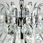Genuine K9 Crystal 3/4/6 Bulbs Modern Chandelier Pendant Lamp | Ceiling Lights & Chandeliers