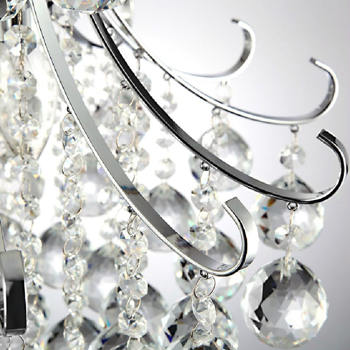 Genuine K9 Crystal Balls 3/4/6 Bulbs Modern Chandelier Flush Lamp | Ceiling Lights & Chandeliers