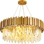 Clear & Gold Postmodern Pendant Chandelier Ceiling Light | Ceiling Lights & Chandeliers