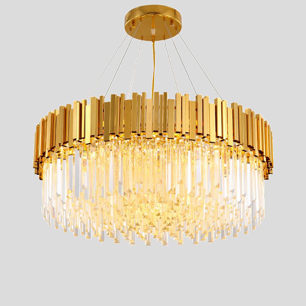 Clear & Gold Postmodern Pendant Chandelier Ceiling Light | Ceiling Lights & Chandeliers