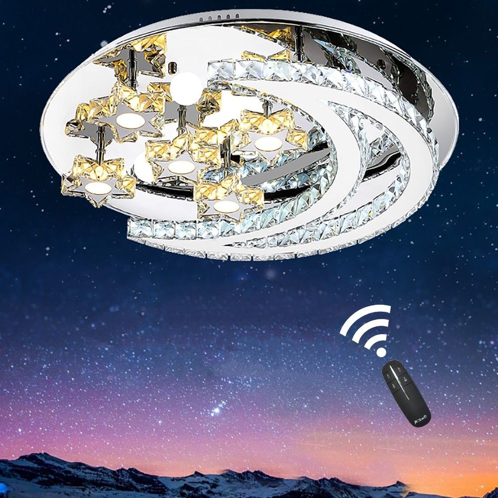 Stars & Moon LED Modern Ceiling Light Crystal Chandelier | Ceiling Lights