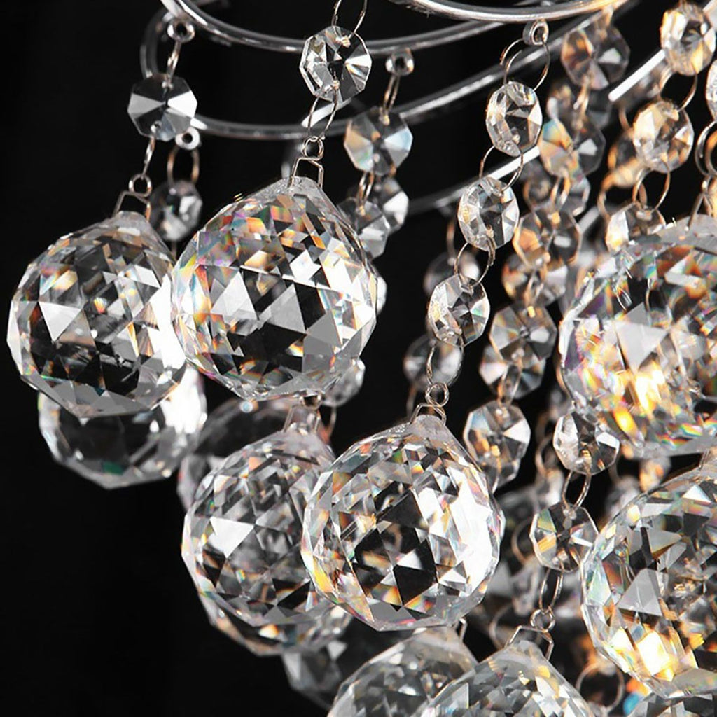 Genuine K9 Crystal 3/4/6 Bulbs Modern Chandelier Pendant Lamp | Ceiling Lights & Chandeliers