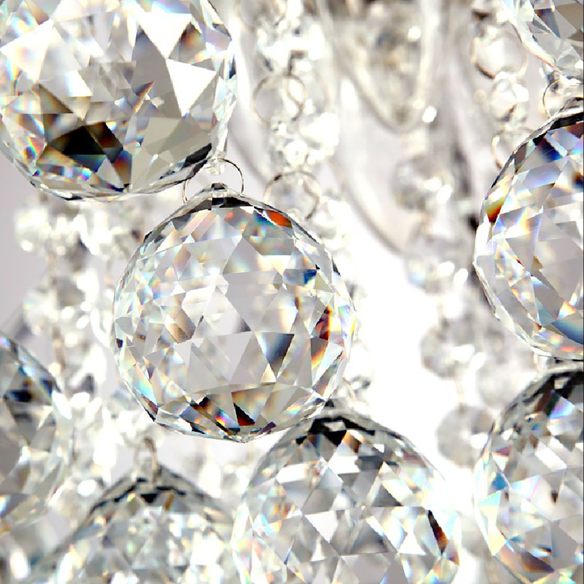 Genuine K9 Crystal Balls 3/4/6 Bulbs Modern Chandelier Flush Lamp | Ceiling Lights & Chandeliers