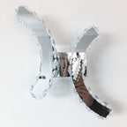 K9 Crystal Double C Chrome LED Wall Light | Modern Wall Chandelier