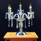 Crystal Clear 5-7 Arms Table Lamp | Table Lighting