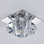 Square 3–5W Crystal LED Downlight – Cool & Warm Lighting | Ceiling Lights