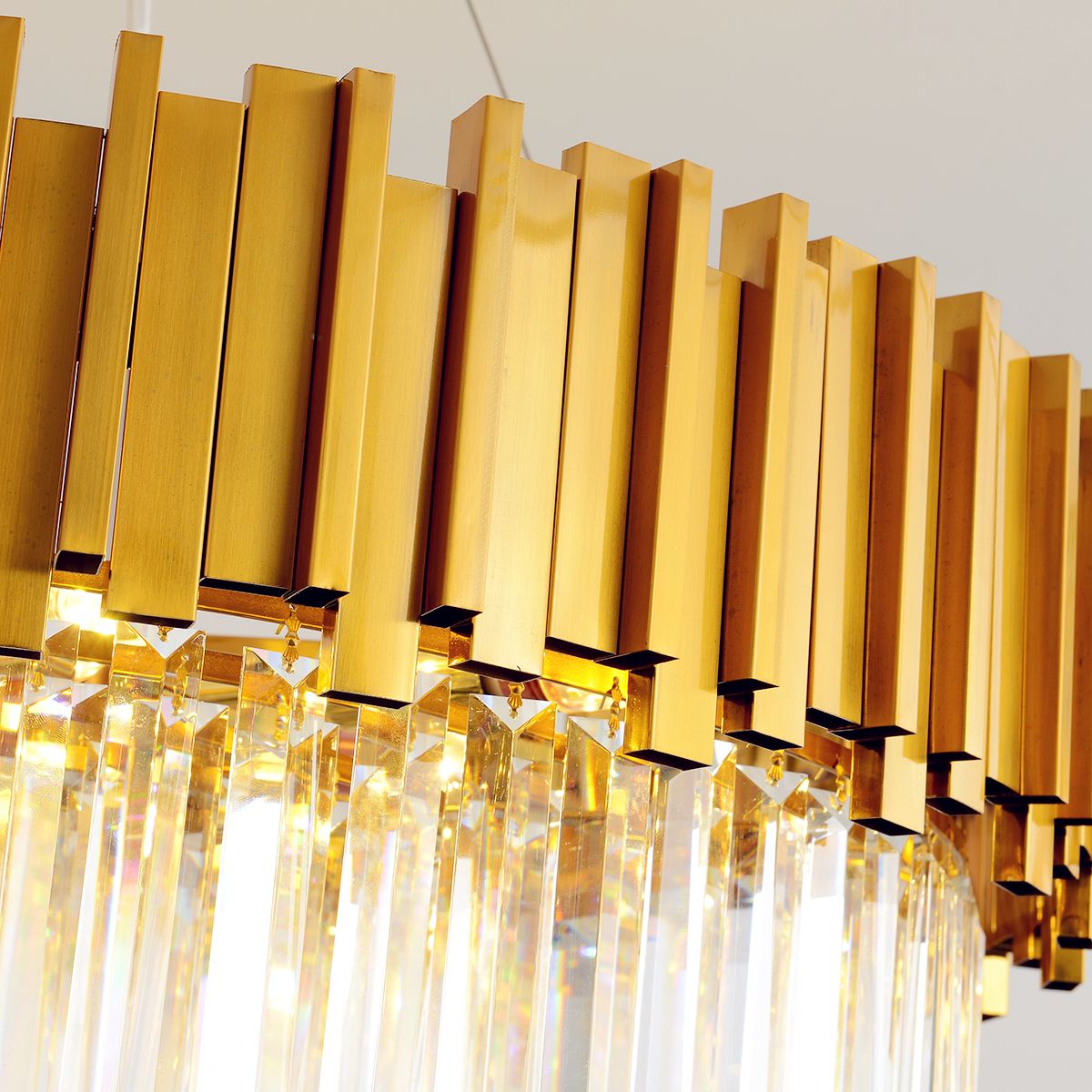 Clear & Gold Postmodern Pendant Chandelier Ceiling Light | Ceiling Lights & Chandeliers