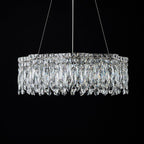 Genuine Crystal LED Chandelier Pendant Light Dimmable Remote | Ceiling Lights & Chandeliers