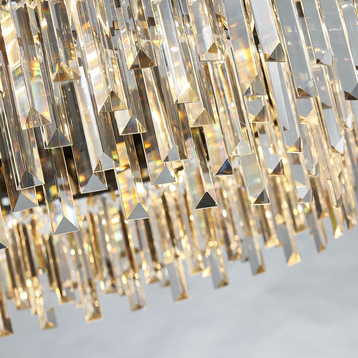 Dark Carbon Gold Postmodern Pendant Chandelier Metal Body | Ceiling Lights & Chandeliers
