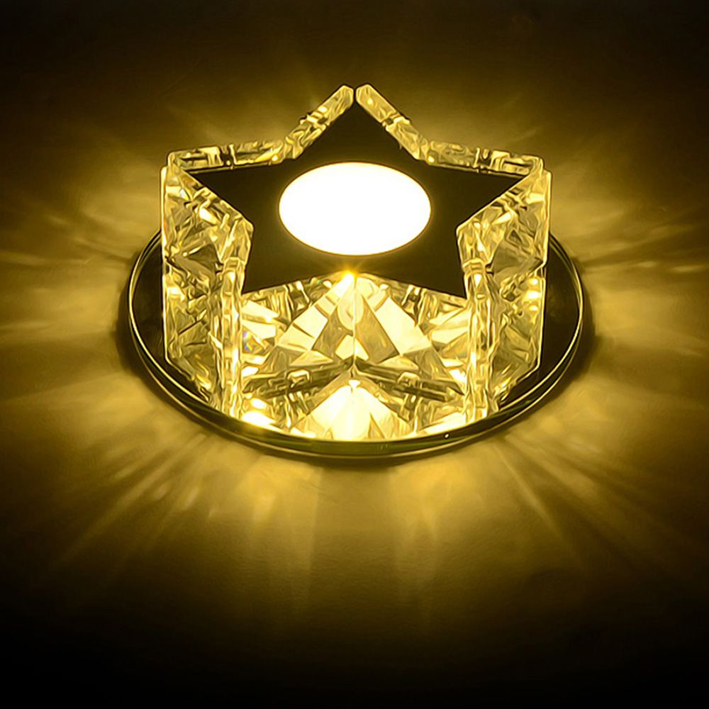 5W Crystal LED Downlight Spotlight – Cool & Warm White | Ceiling Lights