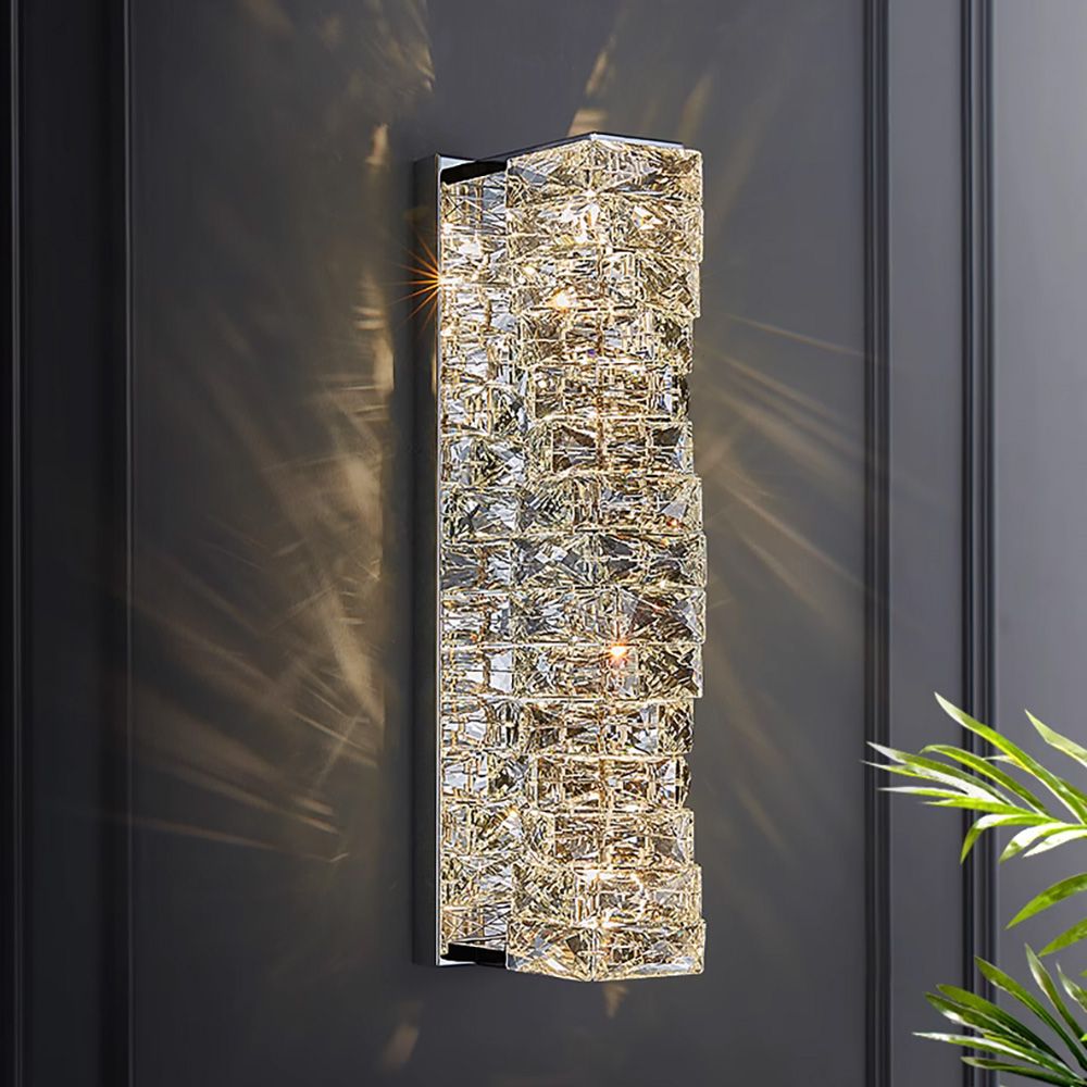 Crystal Wall Sconce LED Lighting | Modern Luxury Wall Light