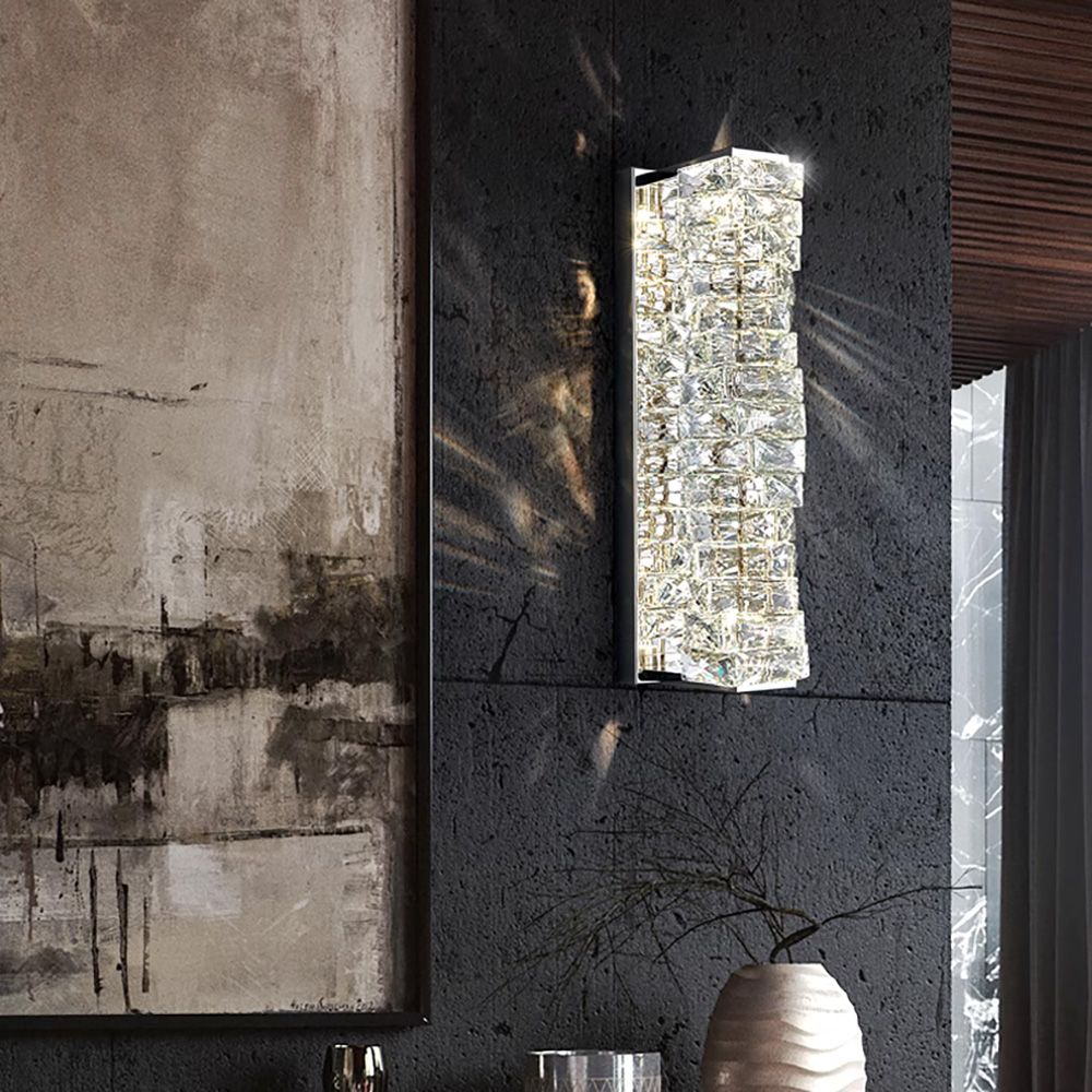 Crystal Wall Sconce LED Lighting | Modern Luxury Wall Light