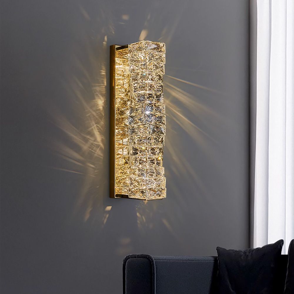 Crystal Wall Sconce LED Lighting | Modern Luxury Wall Light