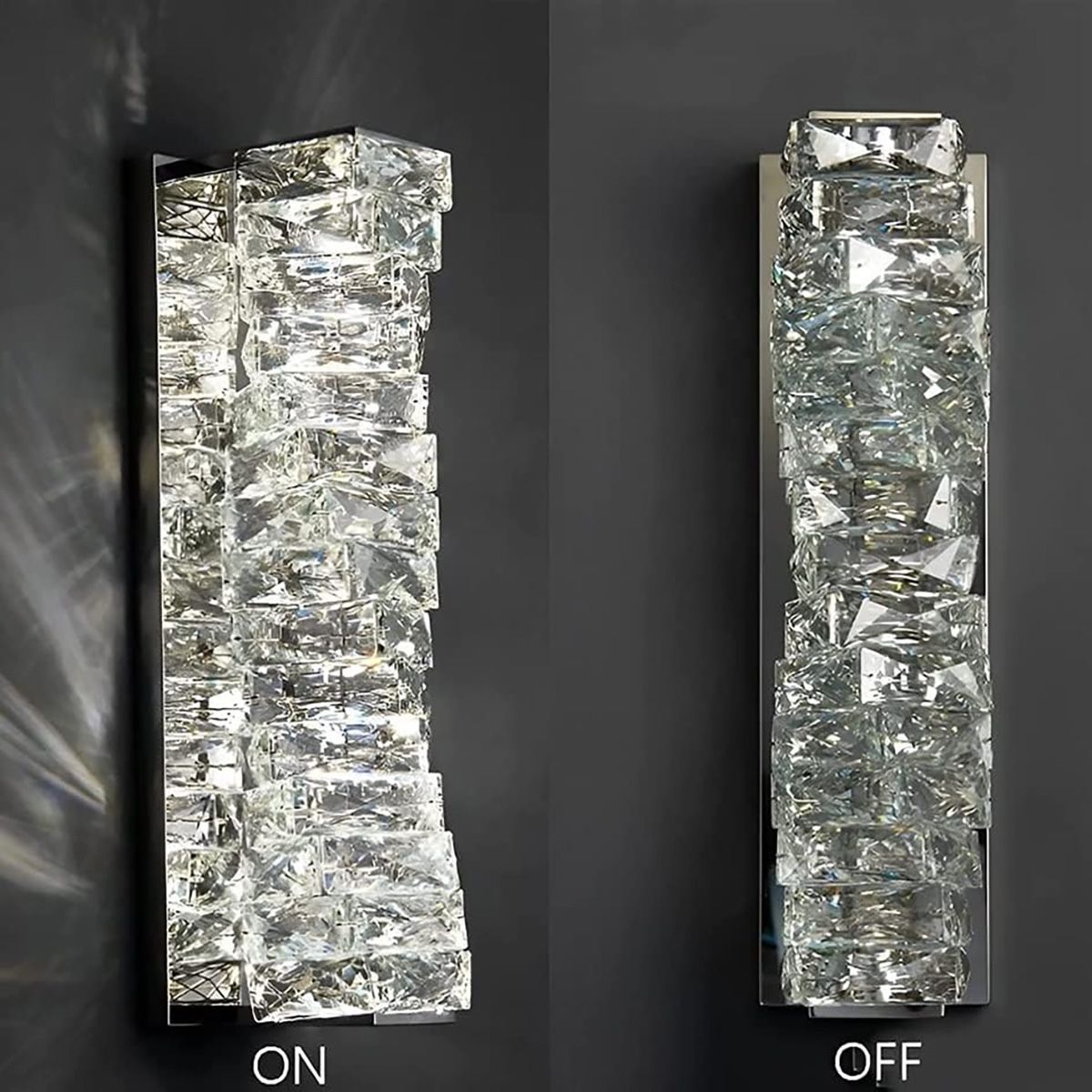Crystal Wall Sconce LED Lighting | Modern Luxury Wall Light