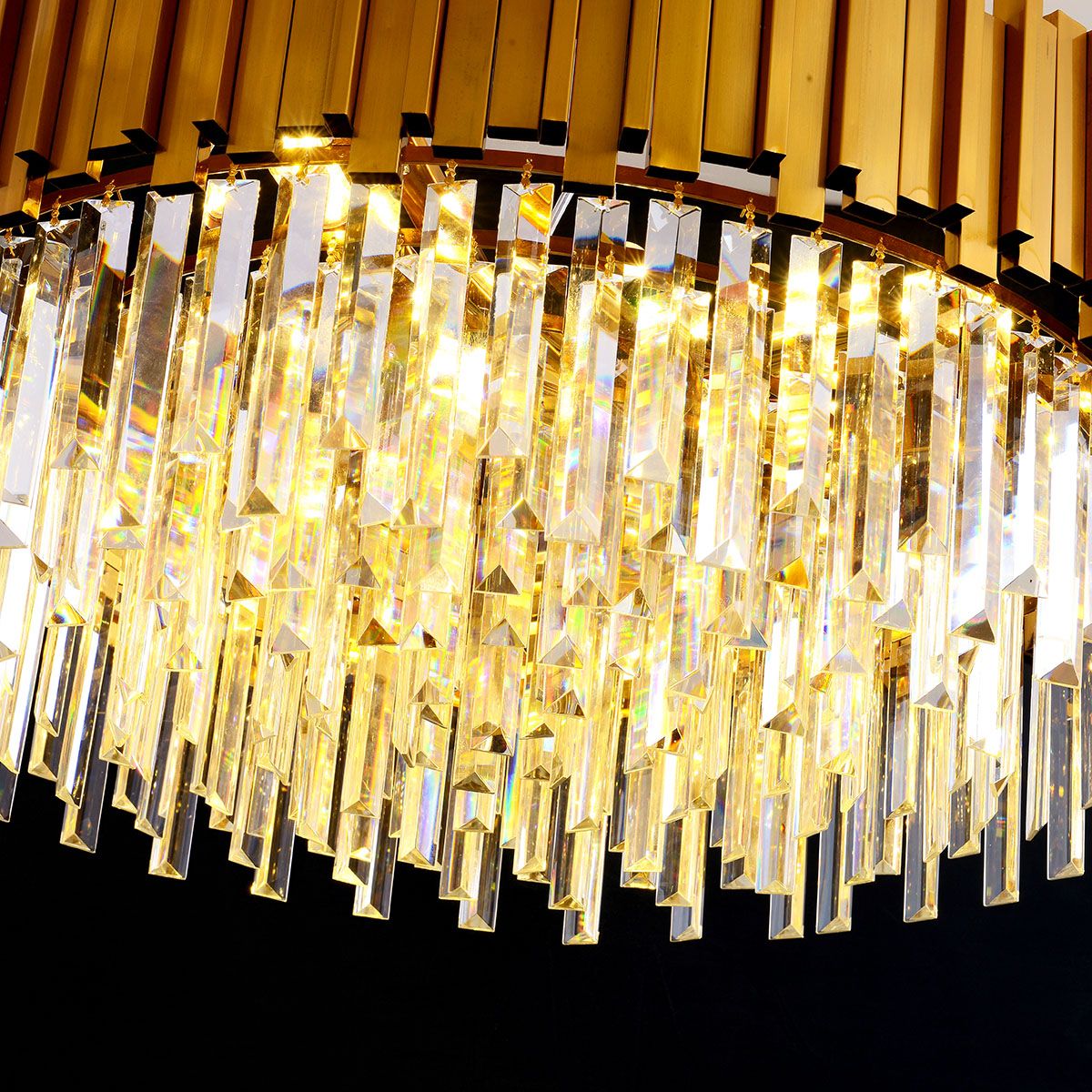 Clear & Gold Postmodern Pendant Chandelier Ceiling Light | Ceiling Lights & Chandeliers
