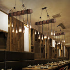 Vintage Retro Solid Wood Pendant Lamp Chandelier | Ceiling Lights
