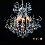Genuine K9 Crystal 3/4/6 Bulbs Modern Chandelier Pendant Lamp | Ceiling Lights & Chandeliers