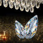 Modern Round K9 Crystal LED Flush Ceiling Light 65–80cm | Ceiling Lights & Chandeliers