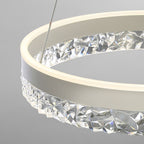 Crystal LED Chandelier Pendant Fitting Ceiling Light Dimmable | Ceiling Lights & Chandeliers