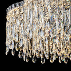Genuine Crystal LED Chandelier Pendant Light Dimmable Remote | Ceiling Lights & Chandeliers