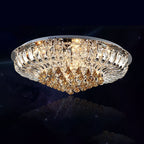 Diamond Cascade Flush LED K9 Crystal Chandelier | Ceiling Lights