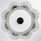 Genuine Crystal LED Chandelier Pendant Light Dimmable Remote | Ceiling Lights & Chandeliers