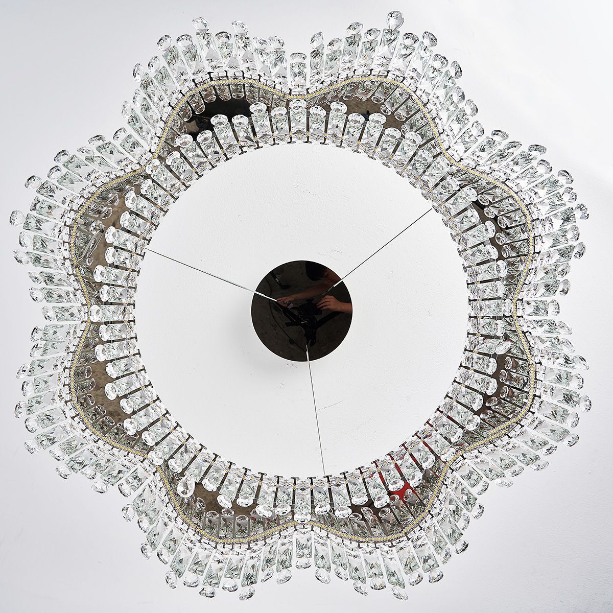 Genuine Crystal LED Chandelier Pendant Light Dimmable Remote | Ceiling Lights & Chandeliers