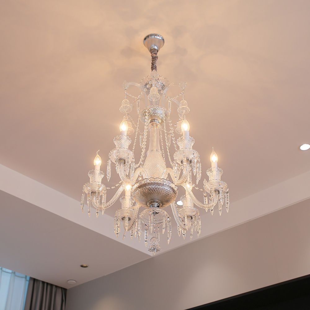 Crystal Chandeliers – Aurora Grandeur K9 Chandelier 6/8/10 Arms