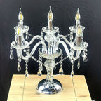 Crystal Clear 5-7 Arms Table Lamp | Table Lighting