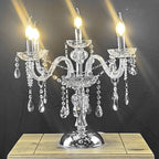 Crystal Clear 5-7 Arms Table Lamp | Table Lighting