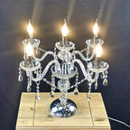 Crystal Clear 5-7 Arms Table Lamp | Table Lighting