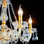 Genuine K9 Crystal 6/8/10/15 Arms Golden Chandelier Pendant Light | Ceiling Lights & Chandeliers