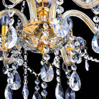 Genuine K9 Crystal 6/8/10/15 Arms Golden Chandelier Pendant Light | Ceiling Lights & Chandeliers
