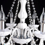 Genuine K9 Crystal White 6/8/10 Arms Chandelier Pendant Ceiling Light | Ceiling Lights & Chandeliers