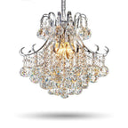 Genuine K9 Crystal 3/4/6 Bulbs Modern Chandelier Pendant Lamp | Ceiling Lights & Chandeliers