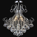 Genuine K9 Crystal Balls 3/4/6 Bulbs Modern Chandelier Flush Lamp | Ceiling Lights & Chandeliers