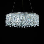 Genuine Crystal LED Chandelier Pendant Light Dimmable Remote | Ceiling Lights & Chandeliers