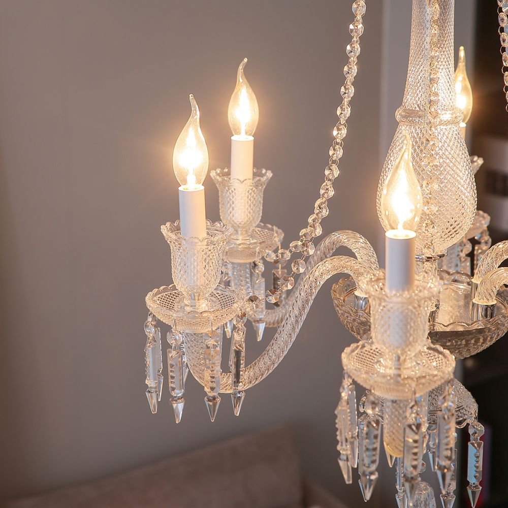 Crystal Chandeliers – Aurora Grandeur K9 Chandelier 6/8/10 Arms