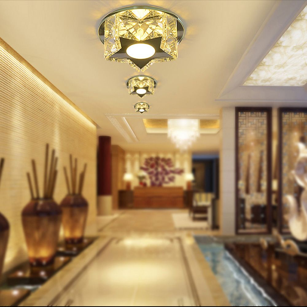 5W Crystal LED Downlight Spotlight – Cool & Warm White | Ceiling Lights