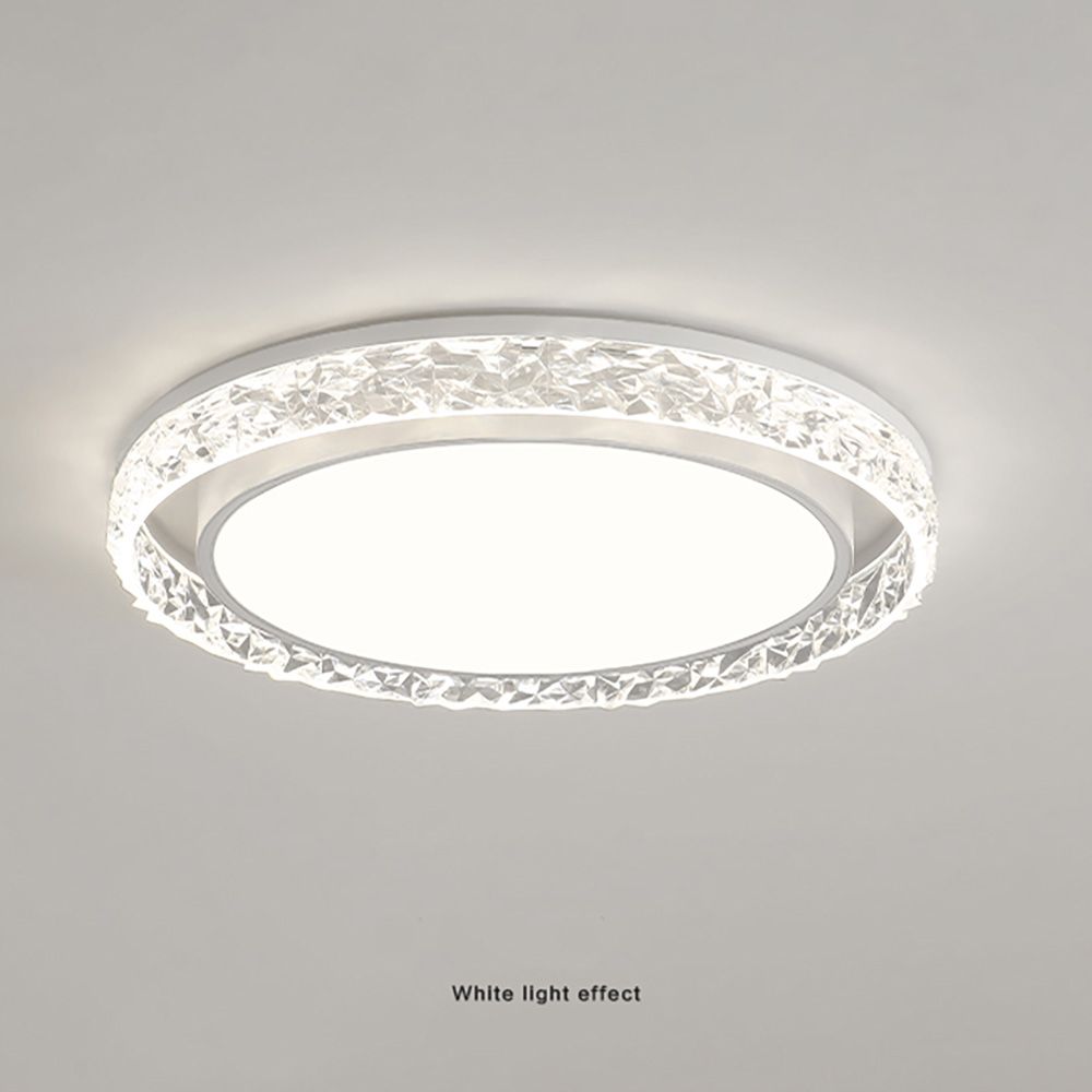 Crystal LED Flush Ceiling Light Chandelier Dimmable Colours | Ceiling Lights