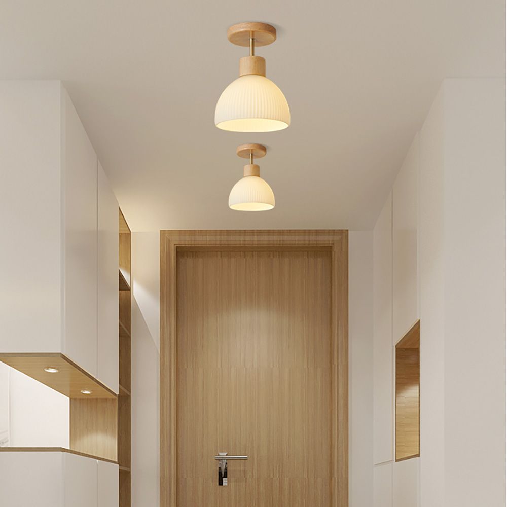 Wood Effect Pendant Ceiling Lamp Dining Room | Ceiling Lights